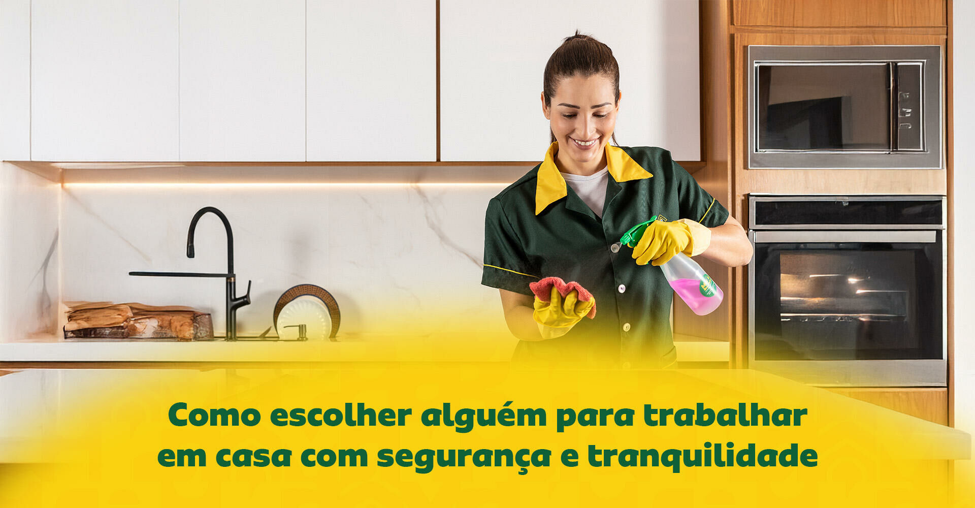 Imagem ilustrativa para o artigo Como escolher alguém para trabalhar em casa com segurança e tranquilidade da Maria Brasileira